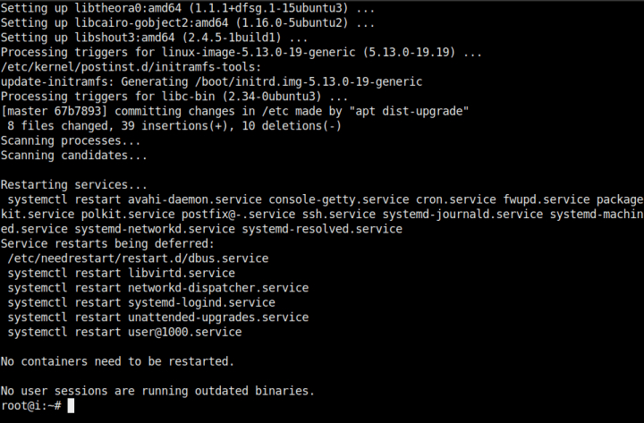 Print de tela do Ubuntu Server