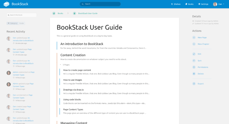 BookStack: Uma Plataforma de Documentação Colaborativa - Inovatechy