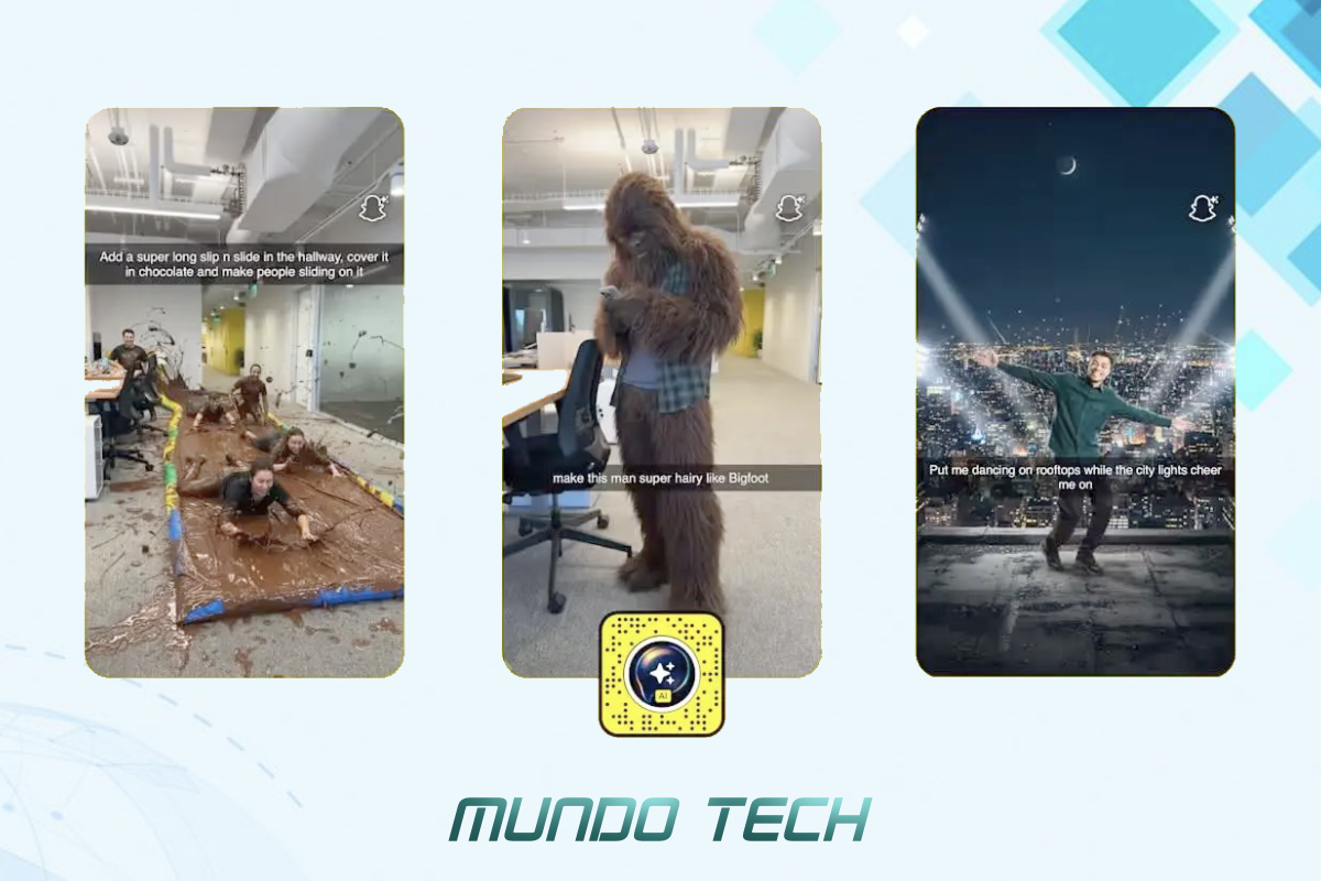 No momento, você está visualizando Snapchat Libera Sua Ferramenta de IA “Imagine Lens”