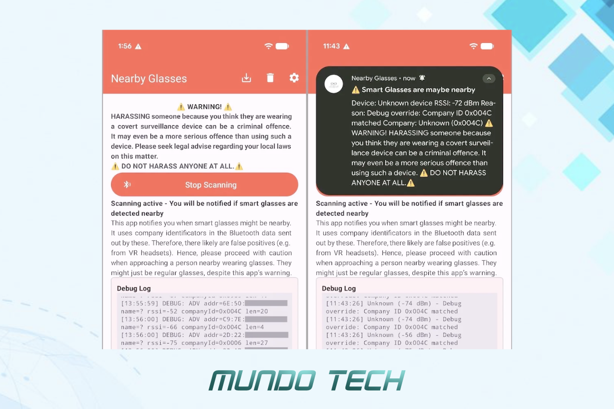 No momento, você está visualizando Óculos Inteligentes: Nearby Glasses Protege Sua Privacidade